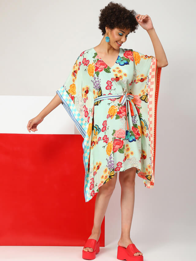 Ashley floral paradise kaftan