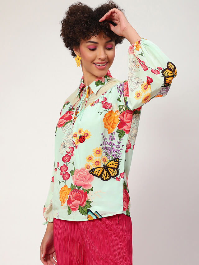 Roxy floral paradise top