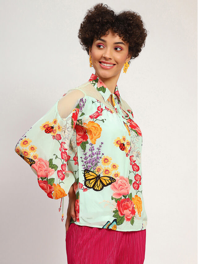 Roxy floral paradise top