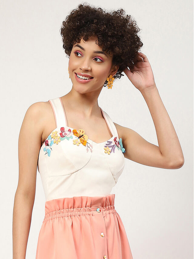 Mila embellished bralette top