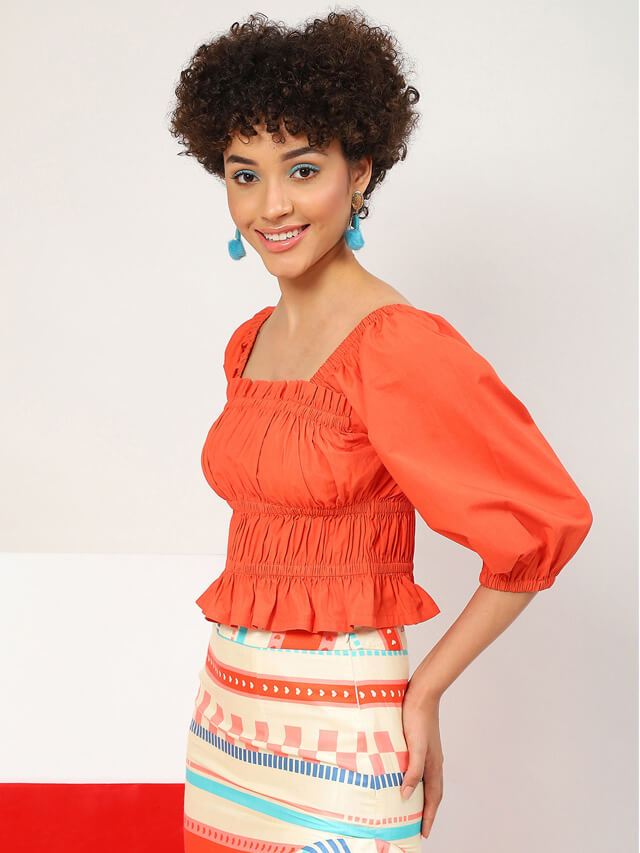 FORFORMO Gathered Dressy Blouse ホワイト(GRAND RIBBON FORFORMO Gathered Dressy Blouse ホワイト(GRAND RIBBON