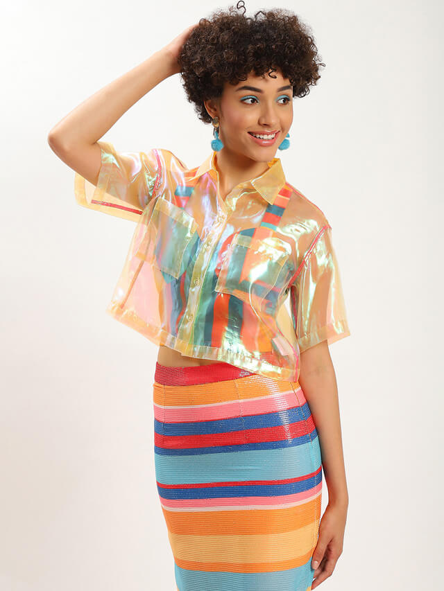 Judy mango crop top