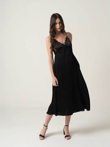 Lace Trim Slip Dress