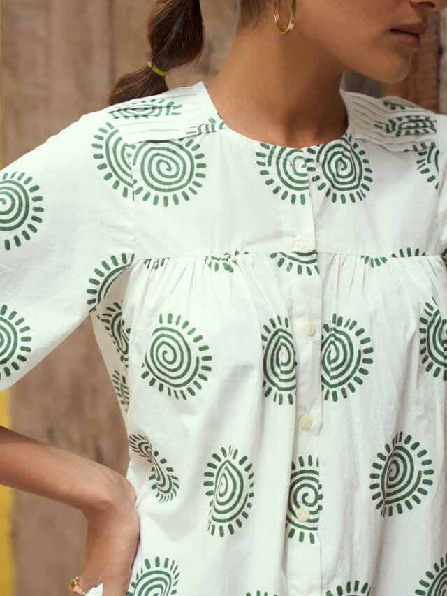Signature Logo Midi Detachable Dress