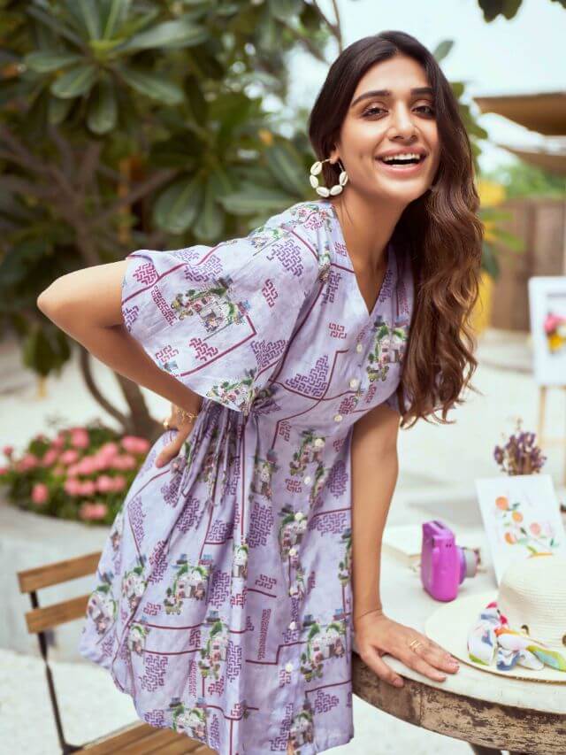Caffe Italiana Printed Dress