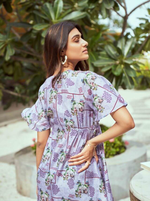 Caffe Italiana Printed Dress