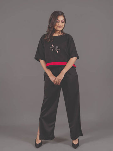 Black Pink Co-ord Set