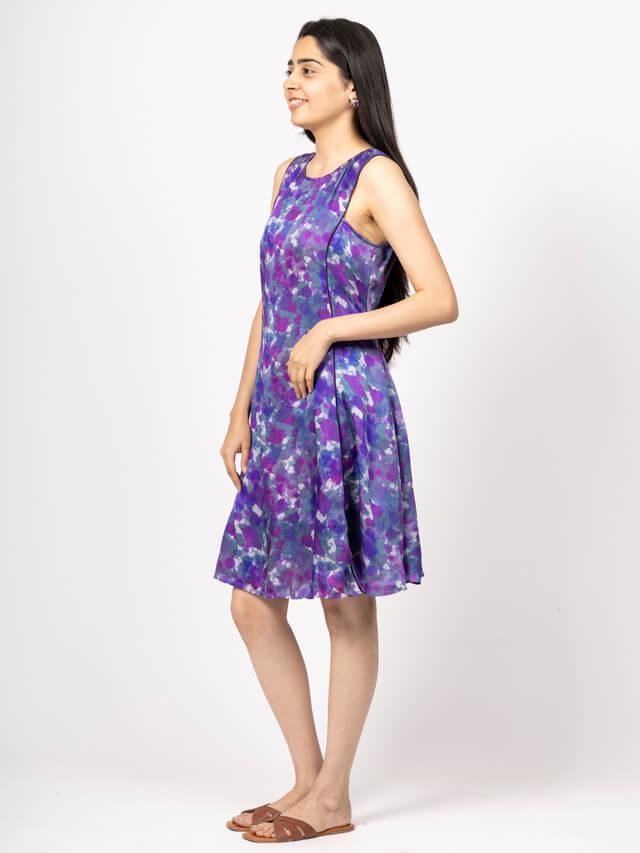 Orchid umbrella dress