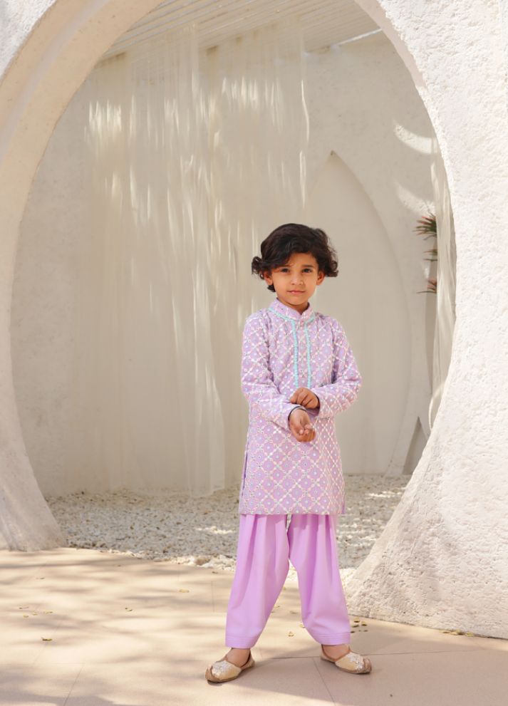 Embroidered Kurta with Salwar