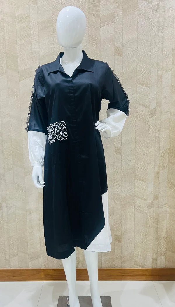 Monotone Bouquet Dress