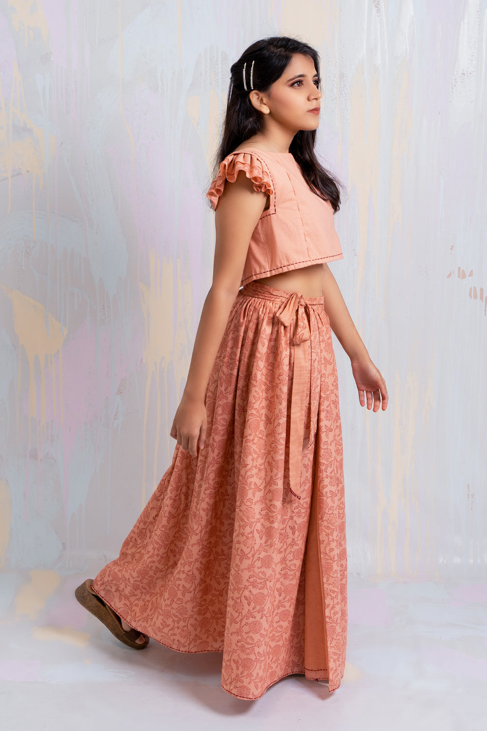 Renée Wrap around Reversible Skirt