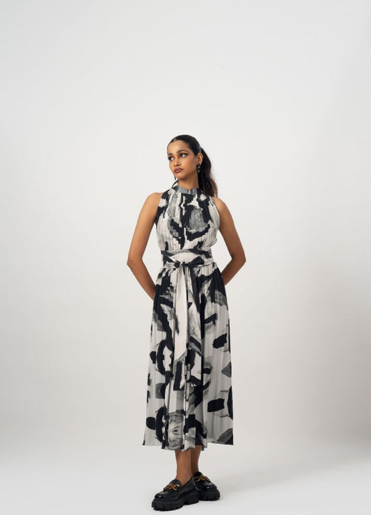 Pleated Dress Sleeveless