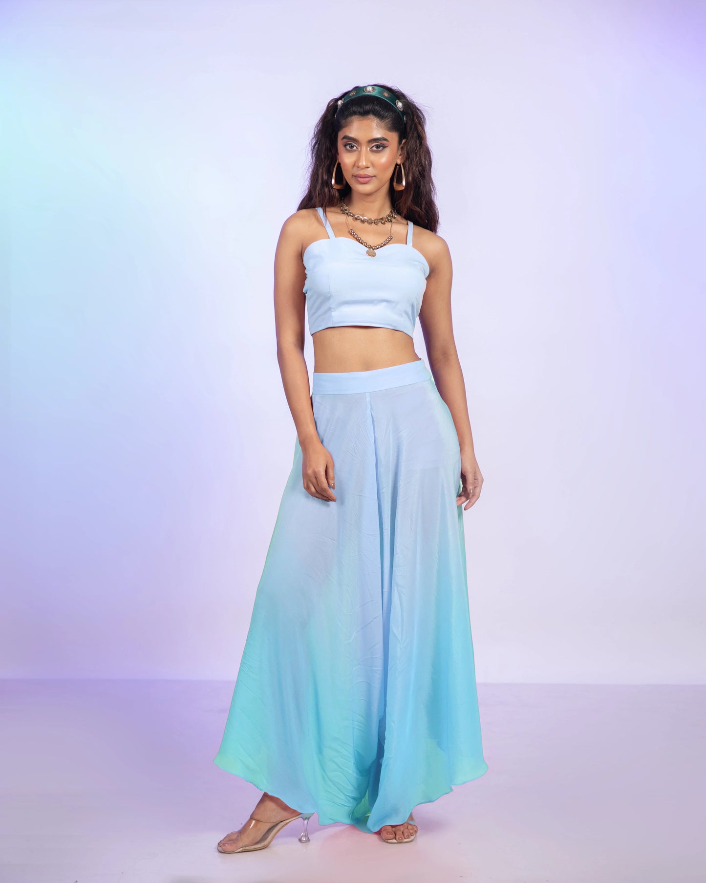 Snowflake Ombre Corset Set