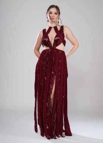 Crimson flames