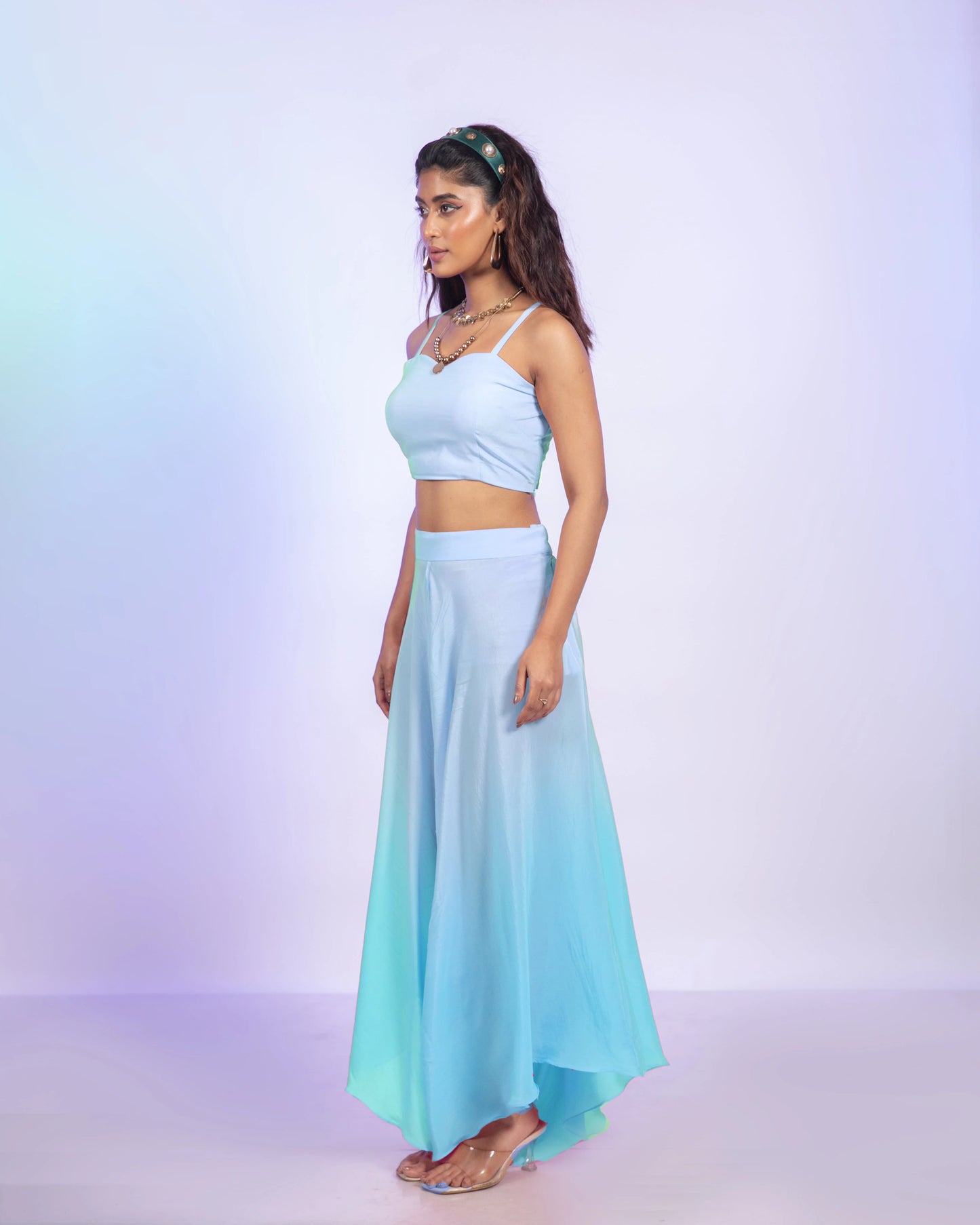 Snowflake Ombre Corset Set