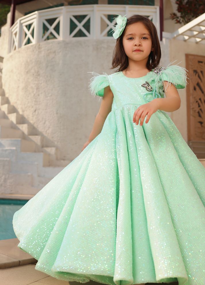 Embroidery Gown