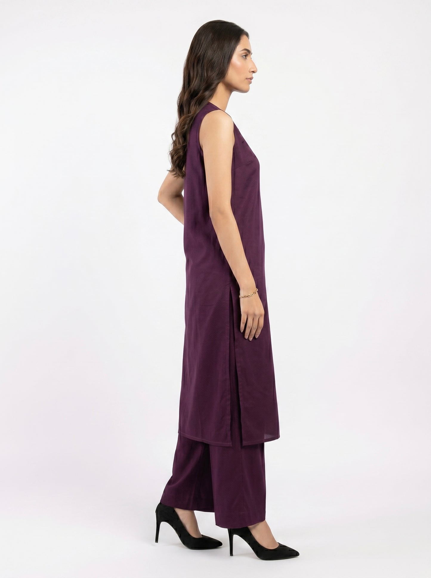 Purple Sleeveless Co-Ord