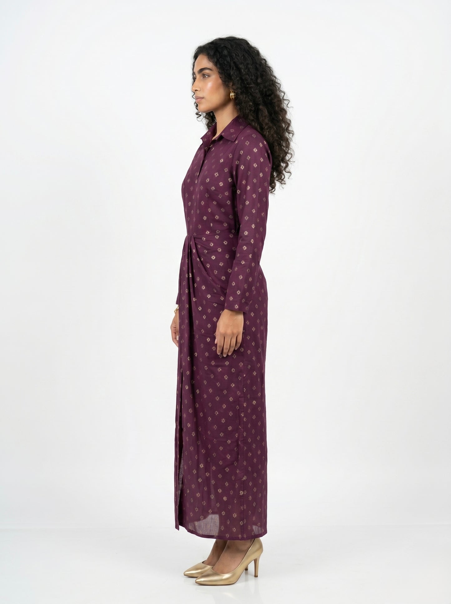Purple Long Dress