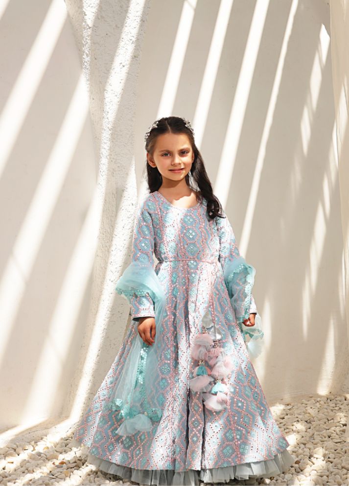 Mirror Embroidered Anarkali