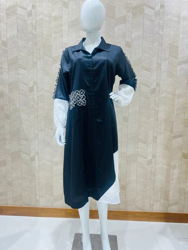Monotone Bouquet Dress