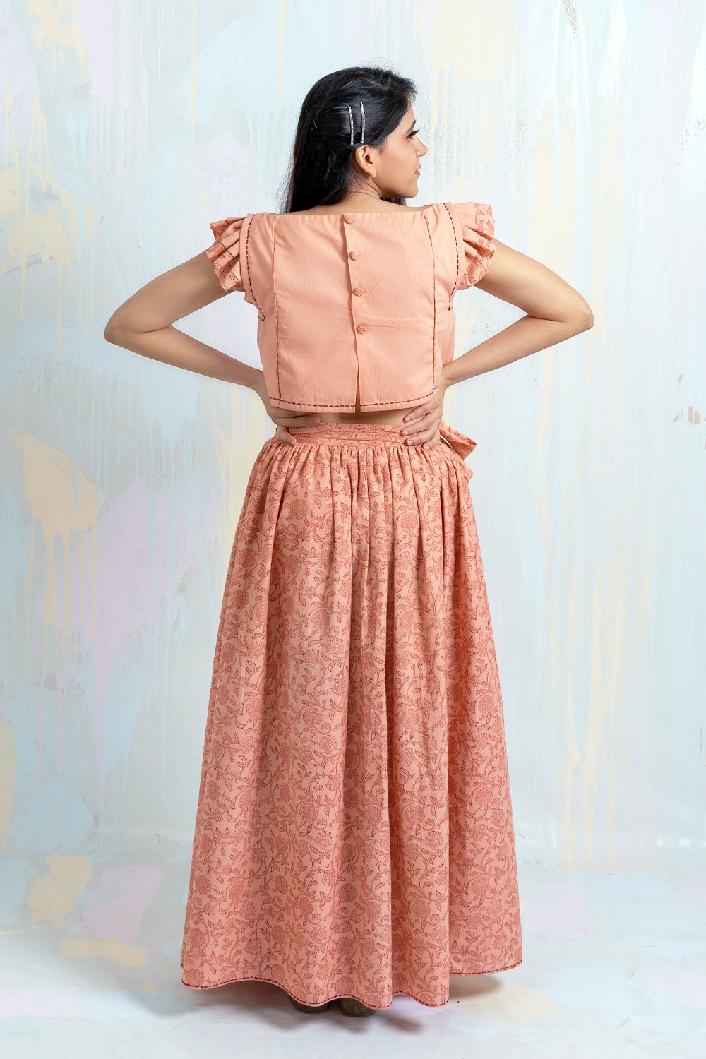 Renée Wrap around Reversible Skirt