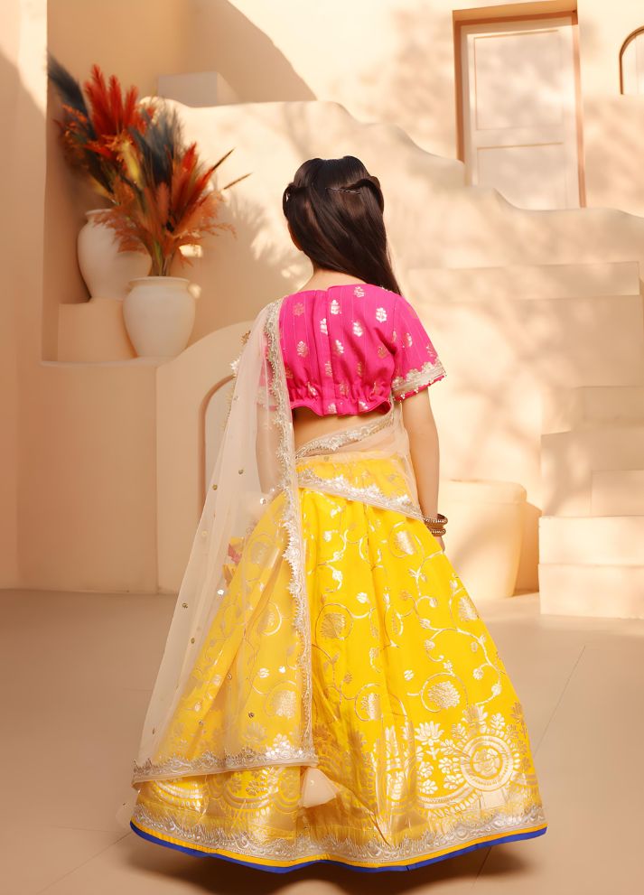 Brocade Choli lehenga Set