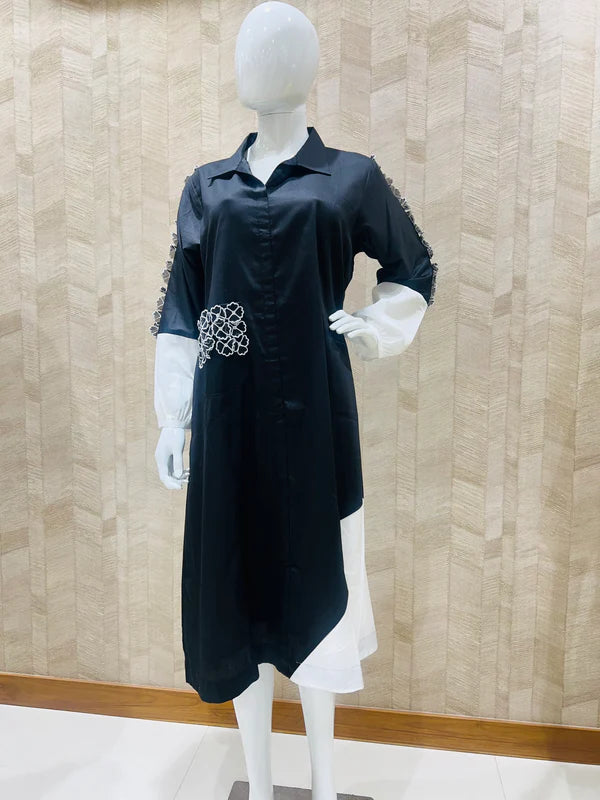 Monotone Bouquet Dress