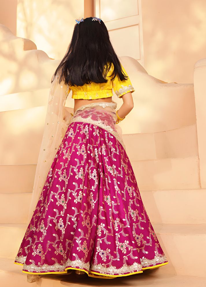 Brocade Choli lehenga Set