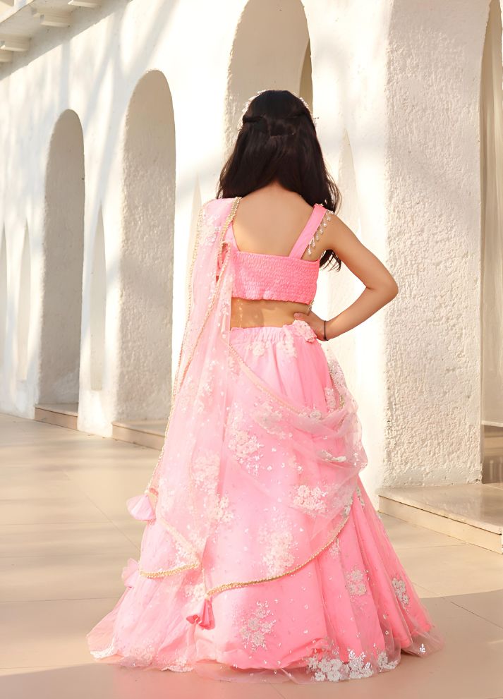 Embroidered Lehenga Saree