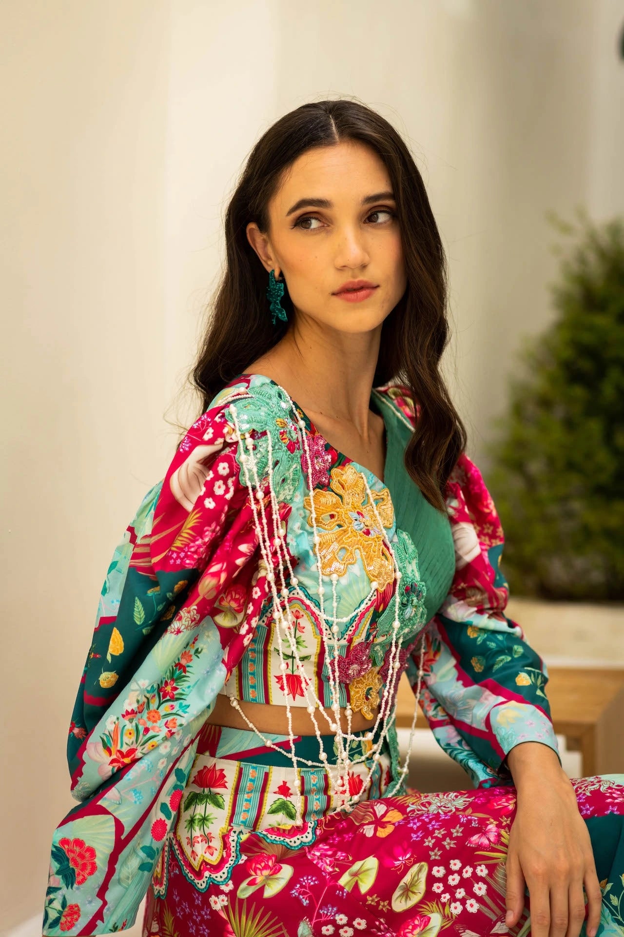 Embroidered Fusion Set