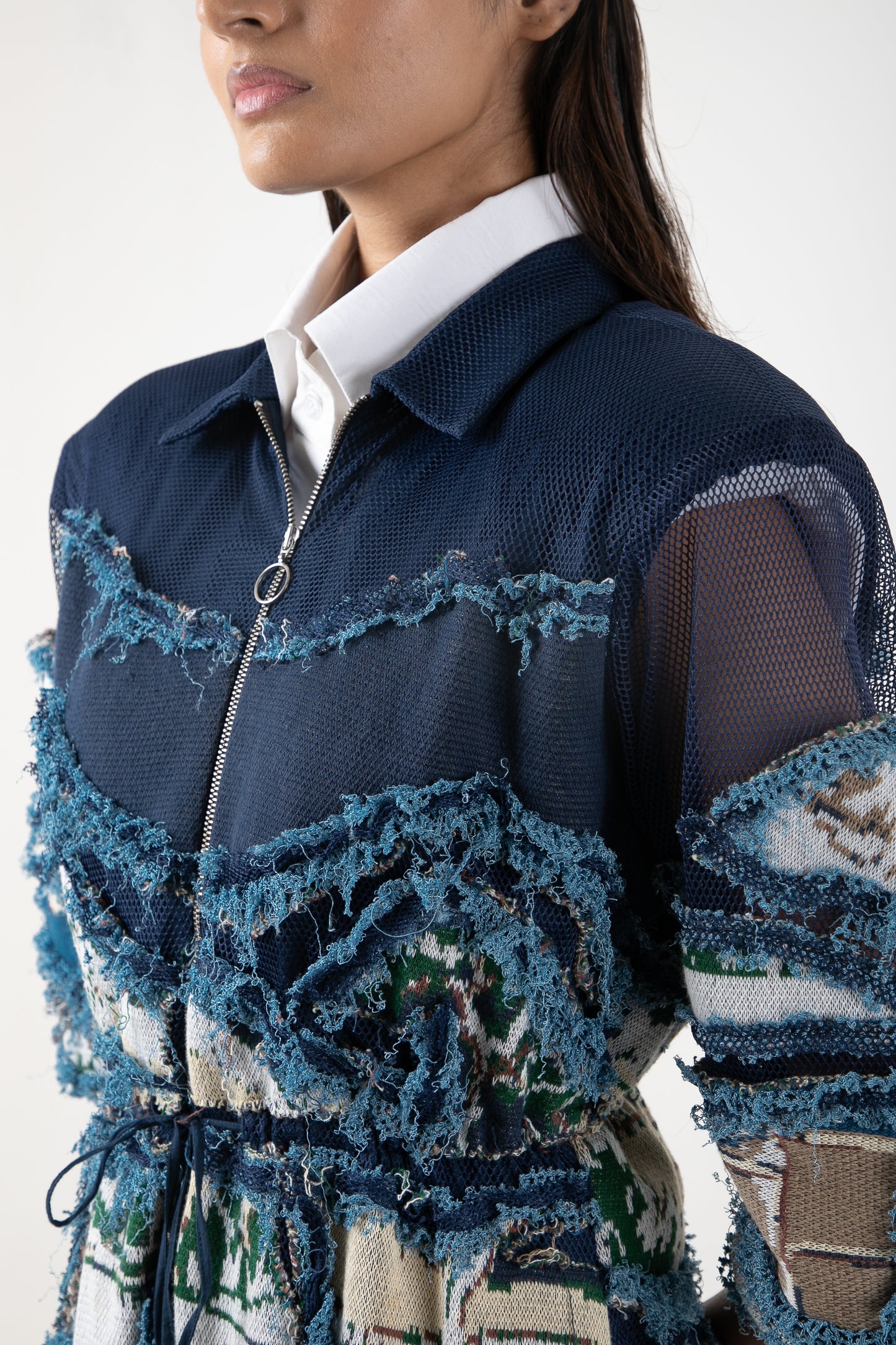 Broken Wave  Deconstructed Short Dress