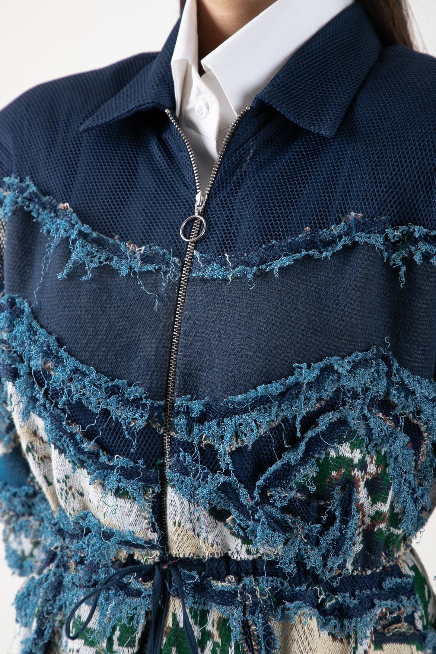 Broken Wave  Deconstructed Short Dress