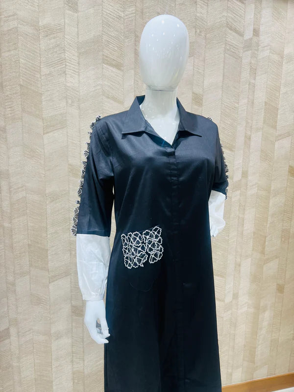 Monotone Bouquet Dress