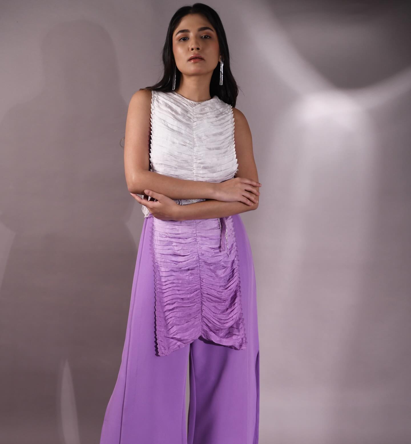 Coalesce jumpsuit with belt