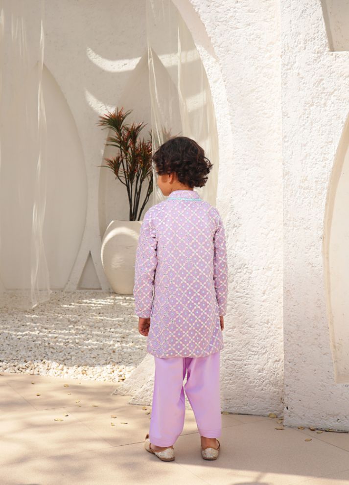 Embroidered Kurta with Salwar