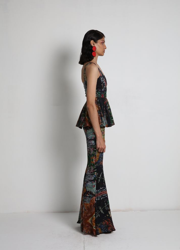 Flared Top with Flared Pants