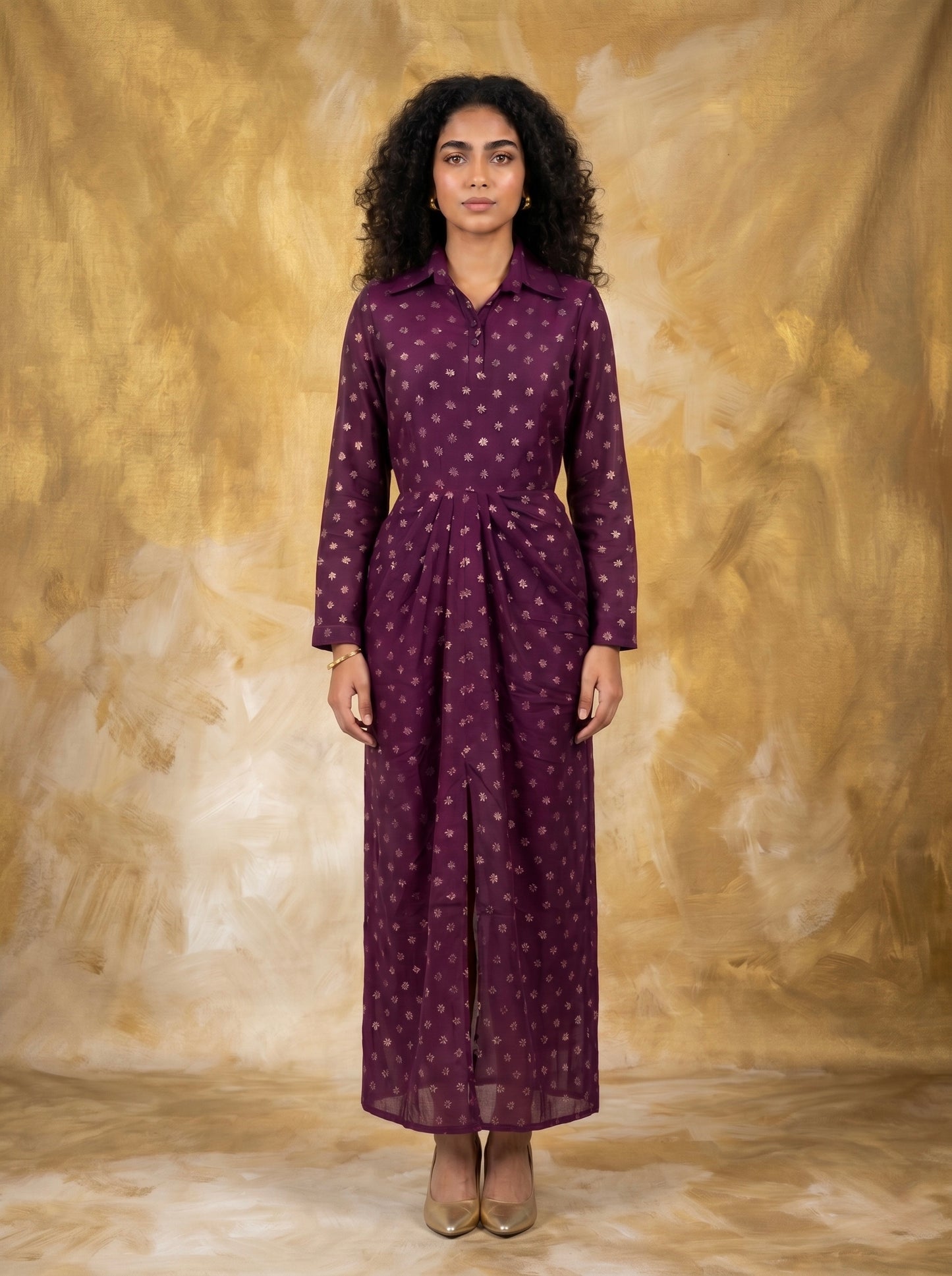 Purple Long Dress