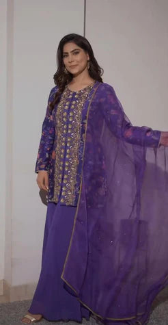 Sharara Set with Embroidery