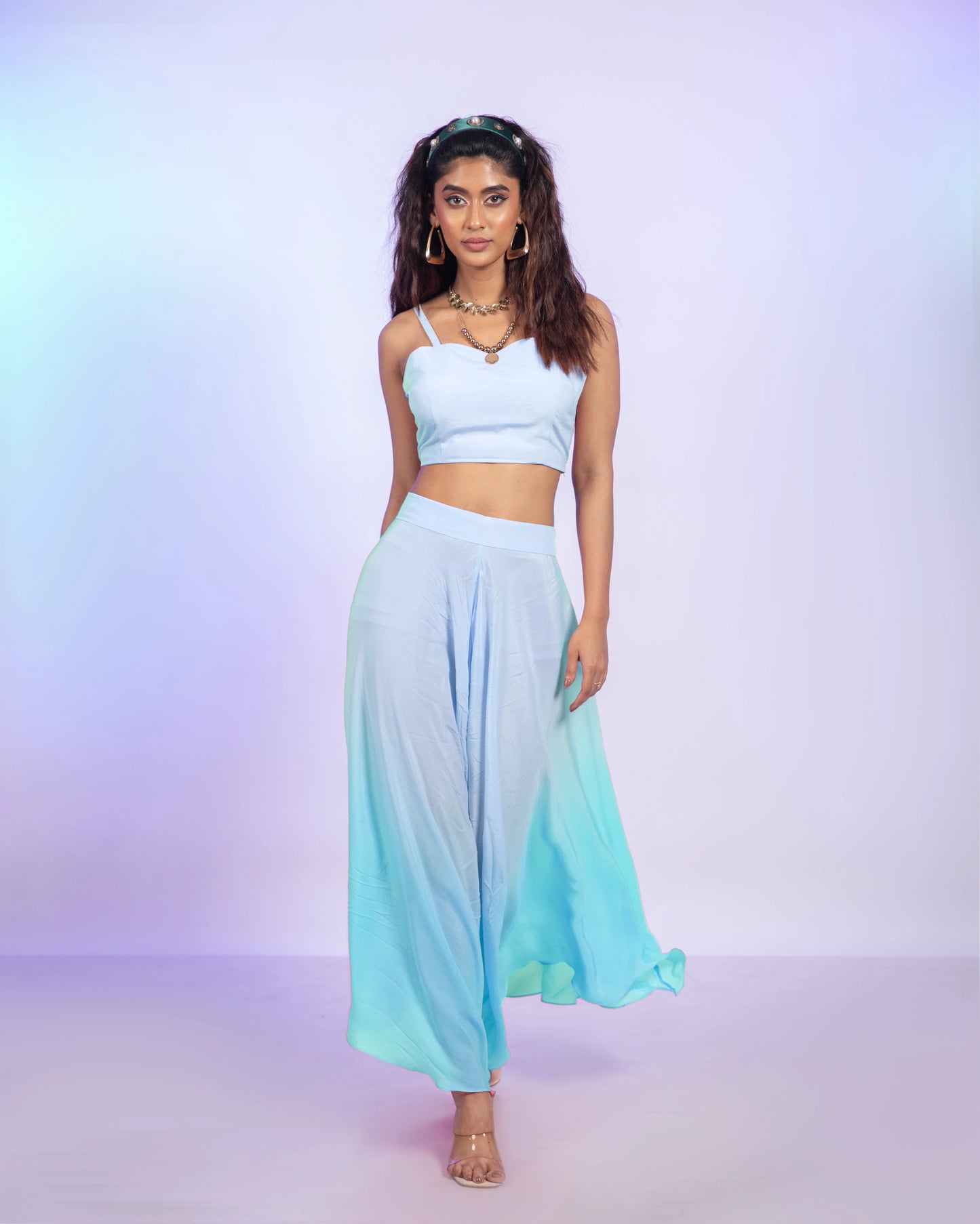 Snowflake Ombre Corset Set