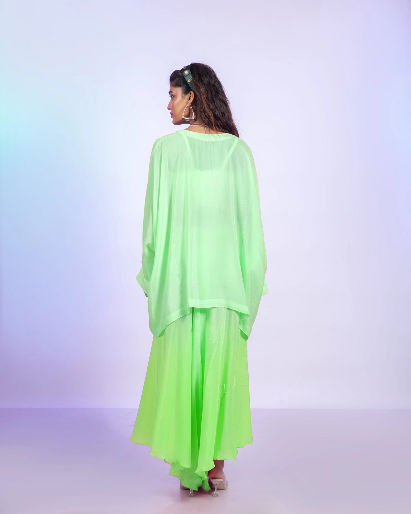 Citrus Zest Draped Pant Set