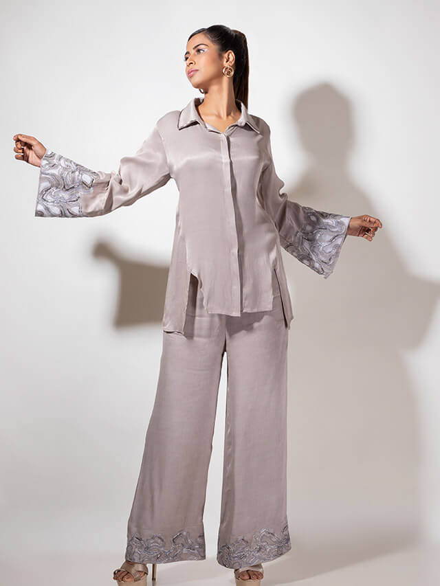 Wide Collar Co-ord Set