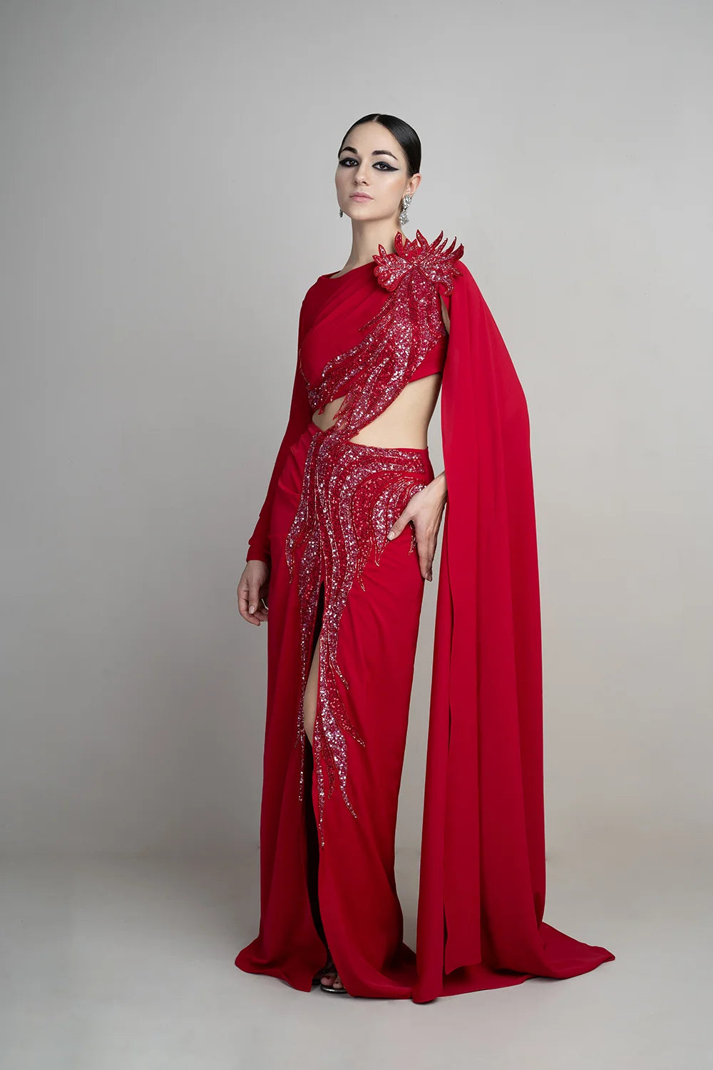 Anemone Rose Gown