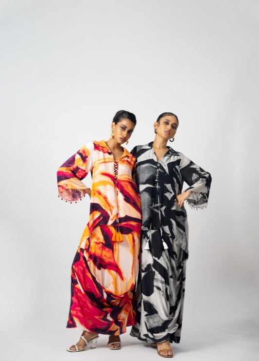 Dhoti Drape Dress