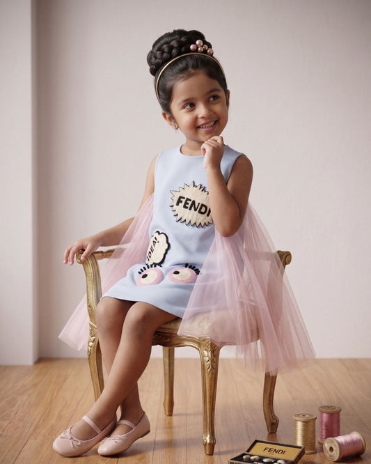 A Line Embroidered Dress