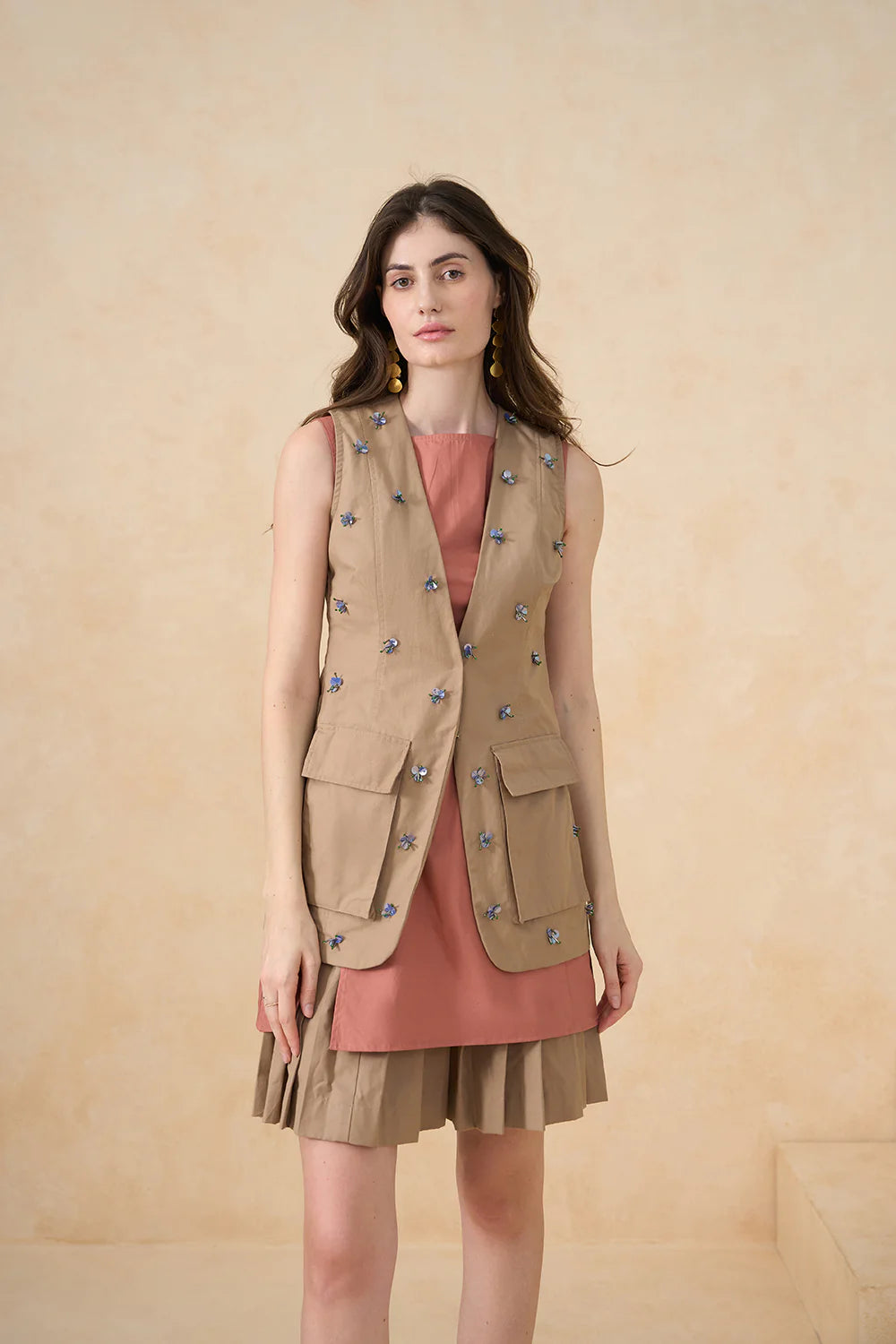 Sol Mist Pleated Skirt