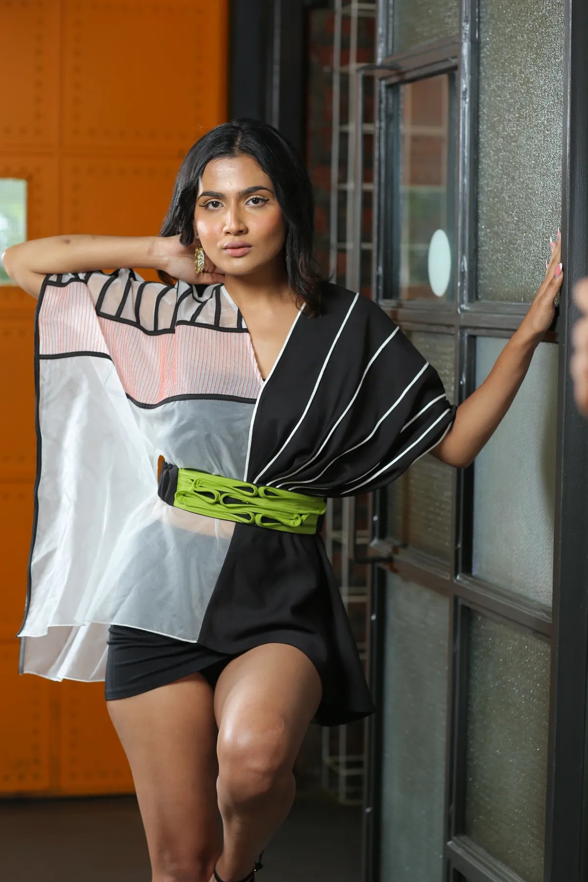 Interlude kaftan top & belt full set