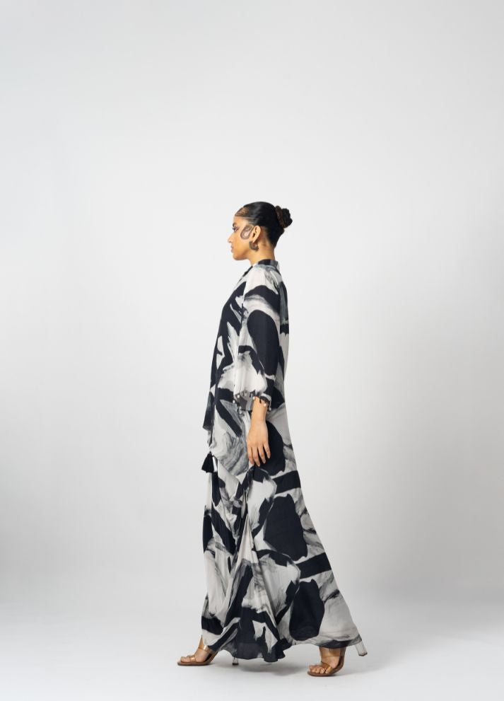 Dhoti Drape Dress