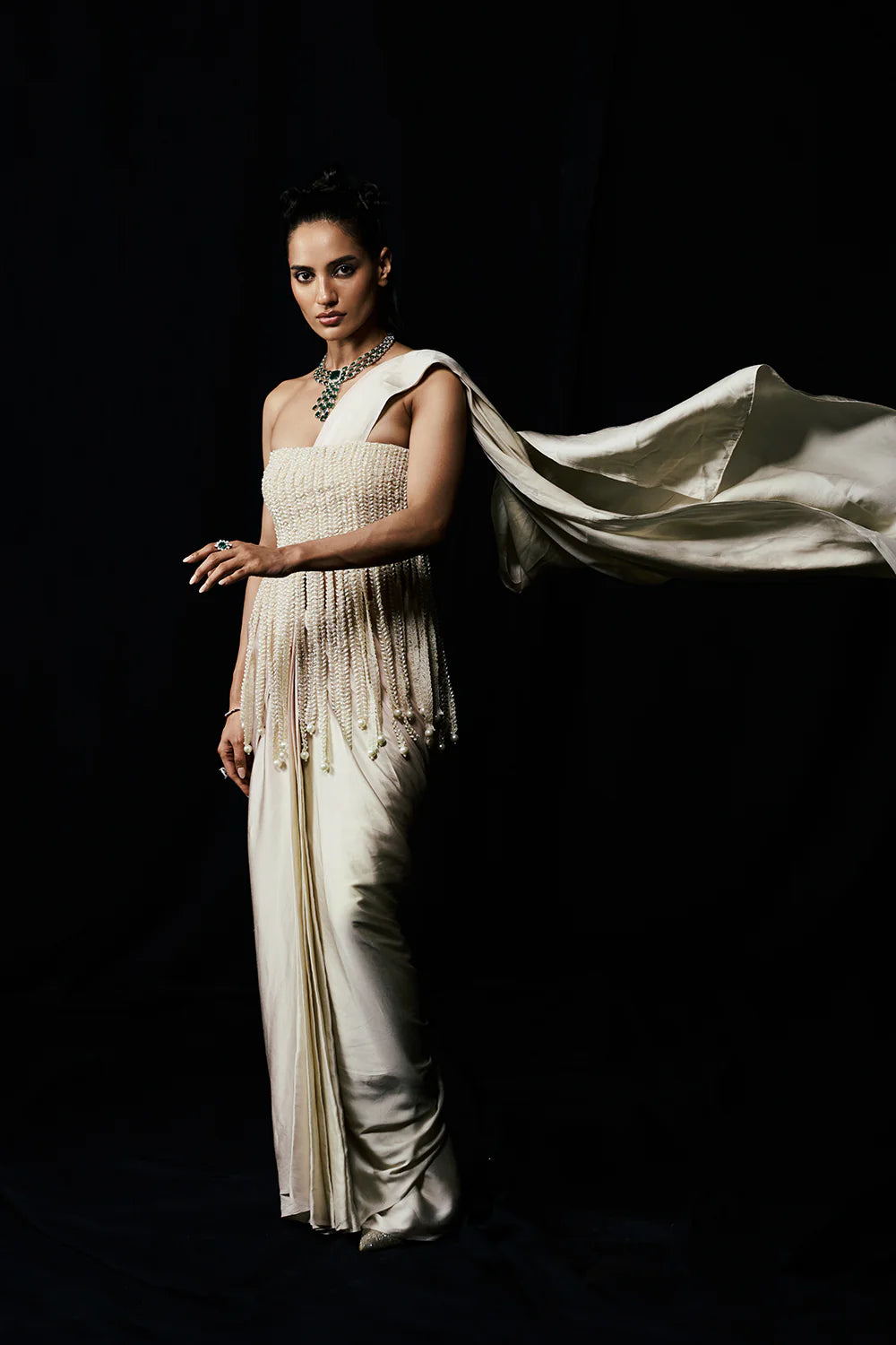 The Cascade Blouse Drape Set