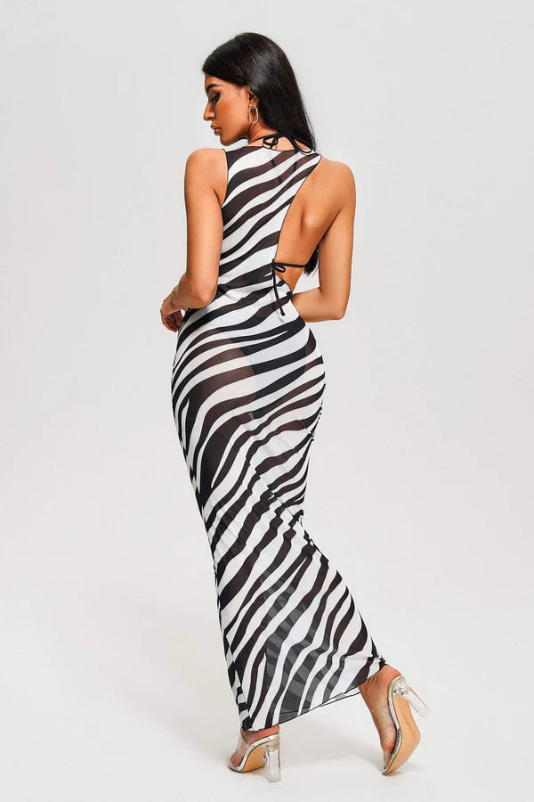 Ava Zebra Maxi Beach Cove