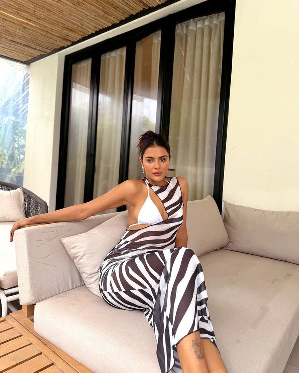 Ava Zebra Maxi Beach Cove